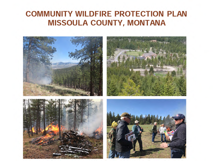 Photos of wildfire and fire crew