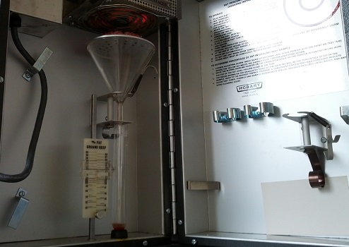 Manufacturing meat tester. 